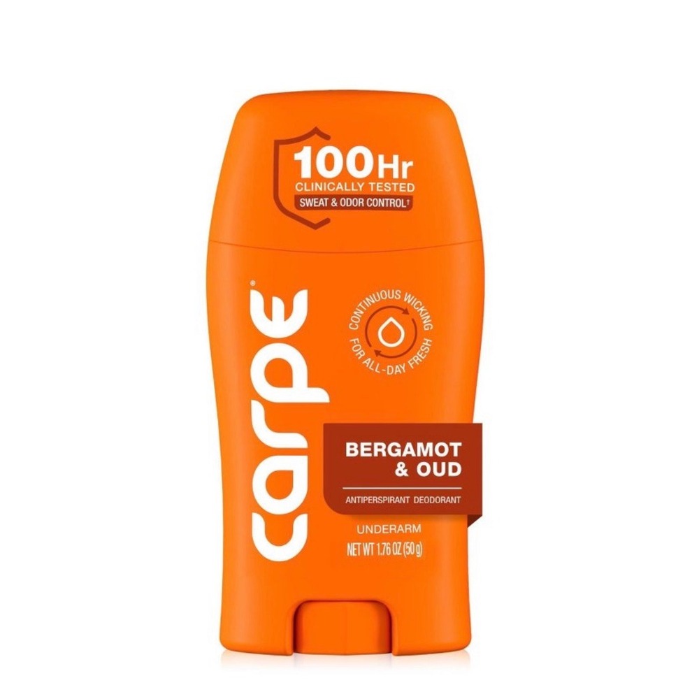 Carpe Underarm Antiperspirant Deodorant Bergamot & Oud 1.76oz 100Hr